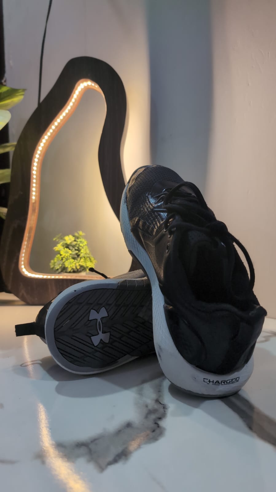 Original Black Under Armour Charge Shoes