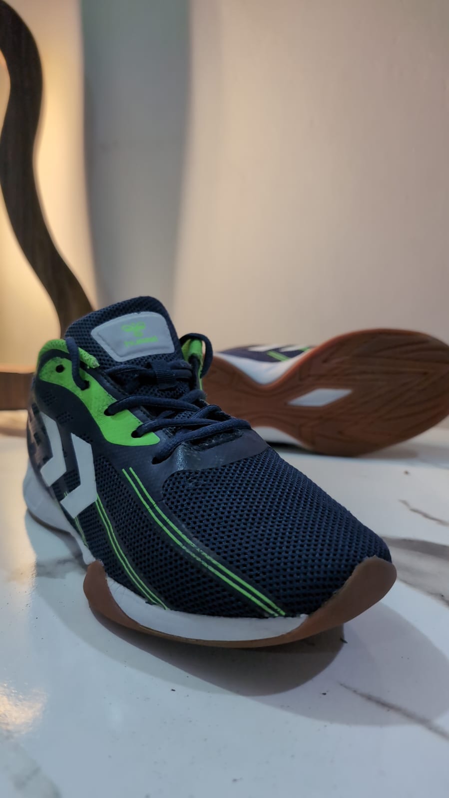 hummel Blue/neon green