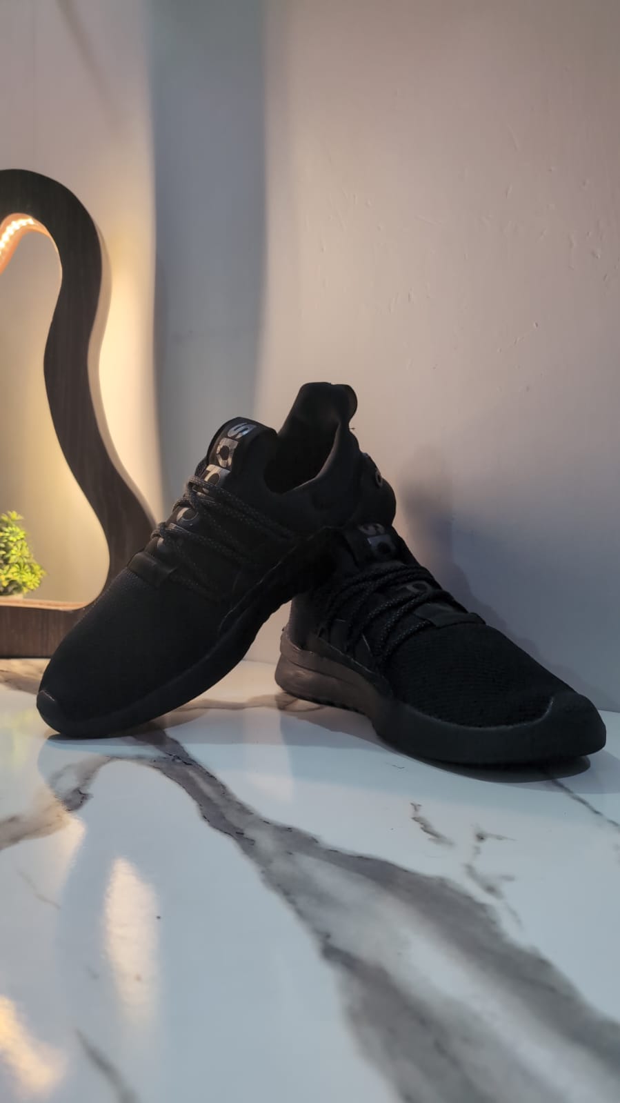 Original Adidas Black  running shose image 3